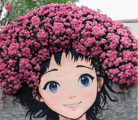 衡山墙体彩绘-网红墙打卡