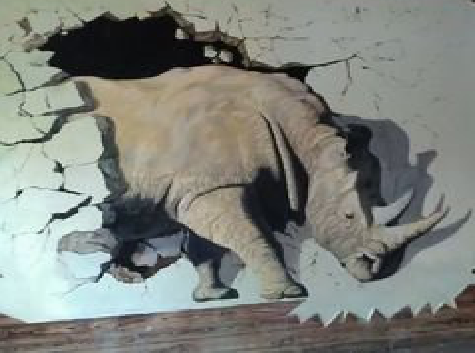 衡山在墙绘中，如何绘制3D效果？