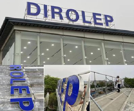 衡山楼顶发光字安装的注意事项。